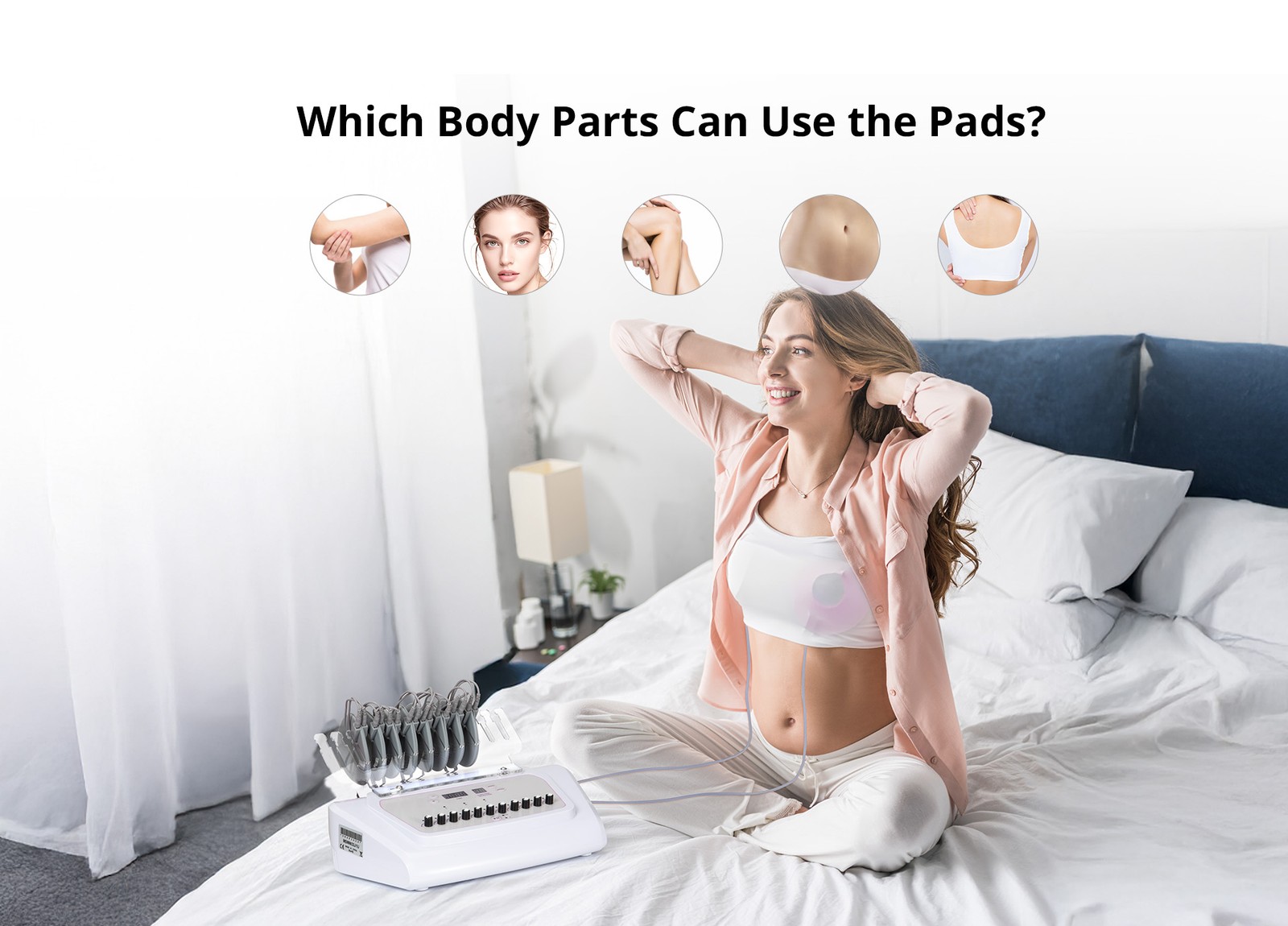 Multifunction EMS Microcurrent Machine for Muscle Stimulation Breast Enlarge USA