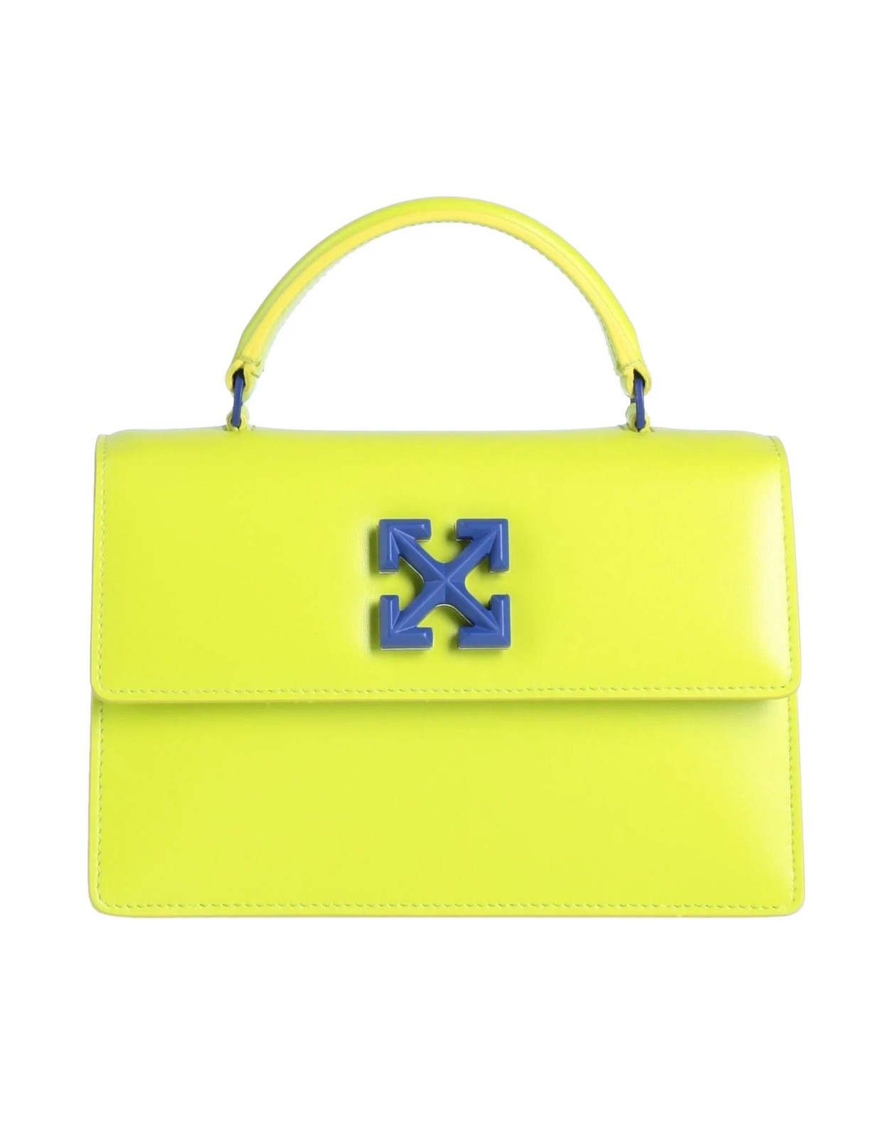 Off-white - Women - Leather Flap bag - Lime green 204190₽