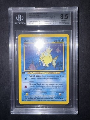 Pokemon Shining Magikarp 66/64 Neo Revelation 1 St Edition Holo