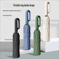 Automatic Folding Umbrella Windproof Sun Rain Large UV Protection Travel