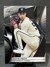 2025 Topps Chrome Black  DAVID FESTA Minnesota Twins RC Rookie Card