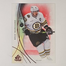 2024-25 UD SP Game Used Brad Marchand #174 Red Boston Bruins