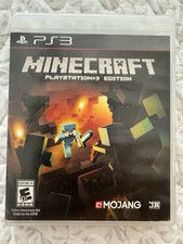 Minecraft - PlayStation 3 Edition (PS3, 2014) Game & Case - Tested w/ Free Ship.