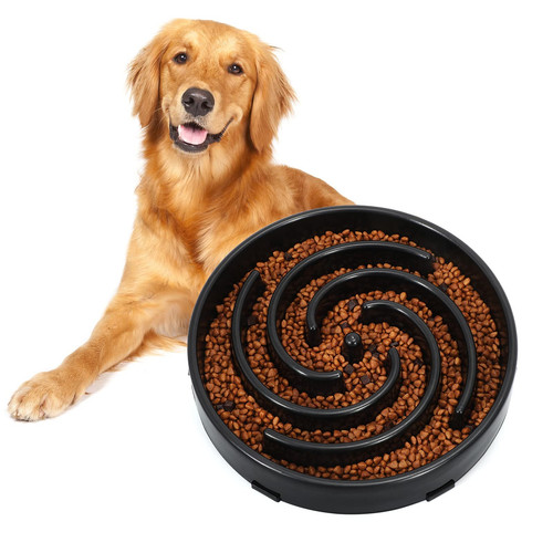 Slow Feeder Dog Bowls for Large Medium Dog Non Slip Maze Puzzle Bowl Pet Slow...