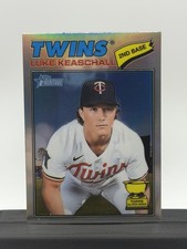 2026 Topps Heritage #116 Luke Keaschall Chrome Refractors Minnesota Twins