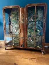 Turnidge of London, Vintage Display/Cocktail Drinks Cabinet Chinese Themed