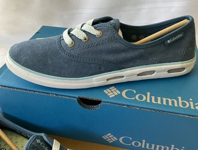 Columbia VULC N VENT LACE Sneakers Comfort Shoes Blue Canvas  display picture 1