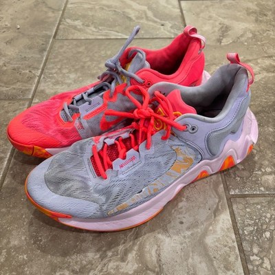 Nike Giannis Immortality 2 Basketball Shoes Pink Grey Orange DM0825-600 Sz 11