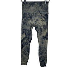 Heynuts Green Camouflage Leggings High Waist Buttery Soft Yoga Pants Women’s XS