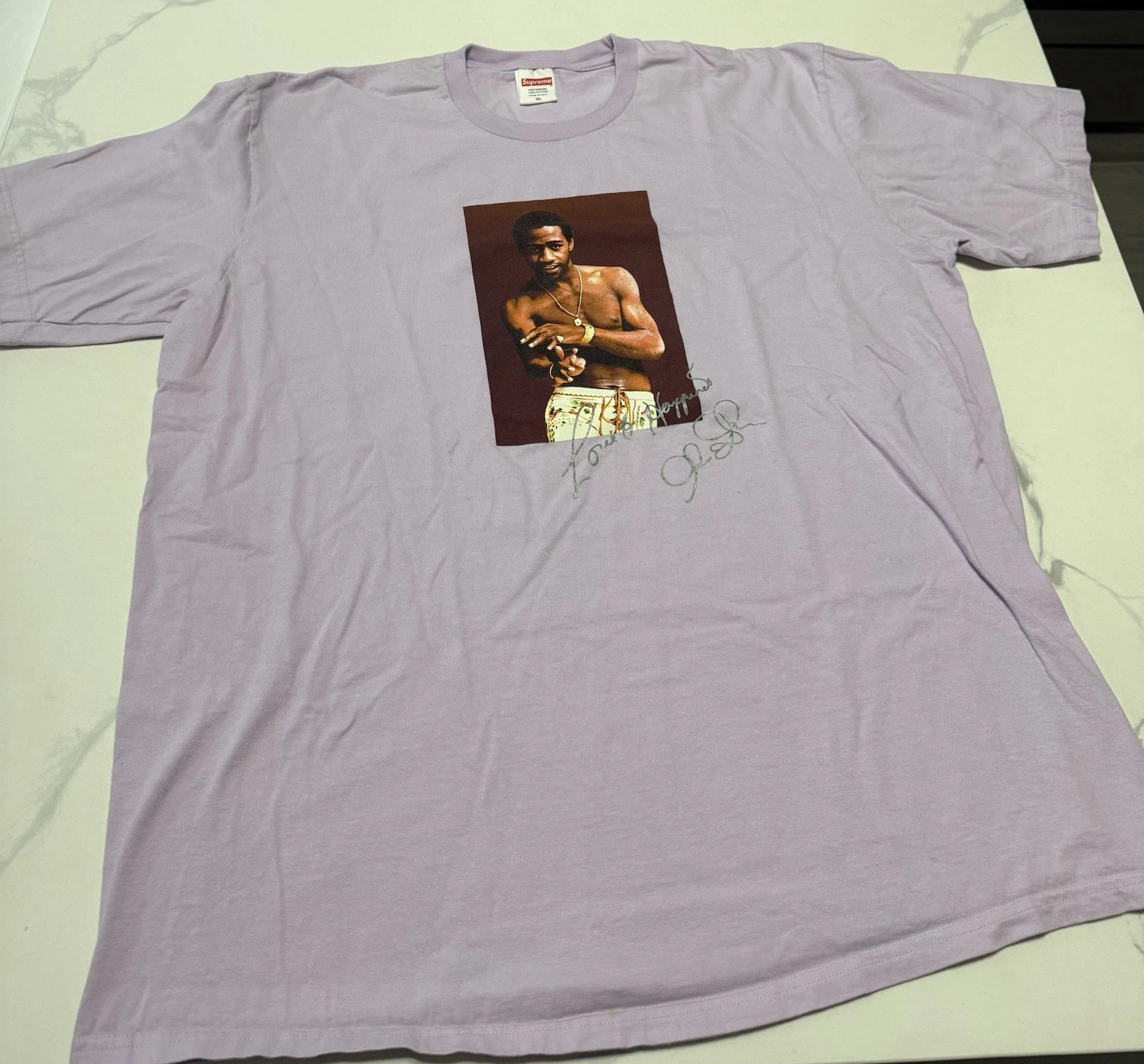 Tee shirt Supreme Al Green X Large violet S/S 2022