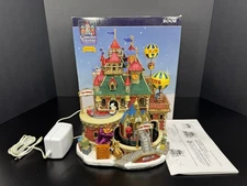 Lemax Carole Towne 2008 Toy World animated store building #036818 LNIB