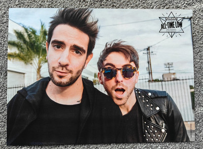 All Time Low - Kerrang Magazine Poster - Alex Gaskarth, Jack Barakat - Rare!