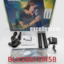 BLX288/SM58 Dual-Channel Wireless Handheld Microphone System New
