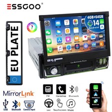 Kennzeichen Halter Sensoren 170° HD IP67 Auto Rückfahrkamera Autoradio 4+64G NAV