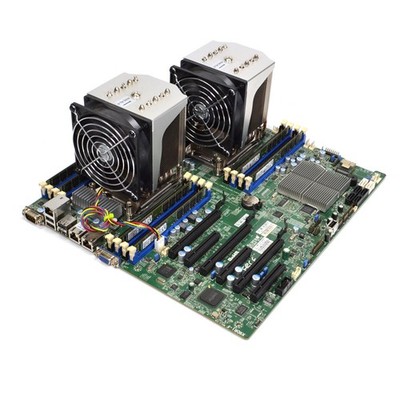 Supermicro X9DRi-F ATX Motherboard 2x Intel Xeon E5-2690 V2 3.00GHz 64GB RAM
