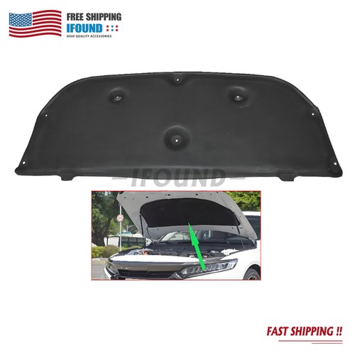 For Honda Accord 2018-2022 Front Hood Insulation Pad Liner Heat Cover Pad Trim