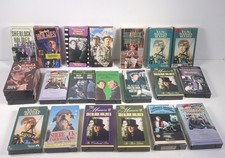 Sherlock Holmes Collection Classic Movies VHS Lot Of 22 Vintage Excellent