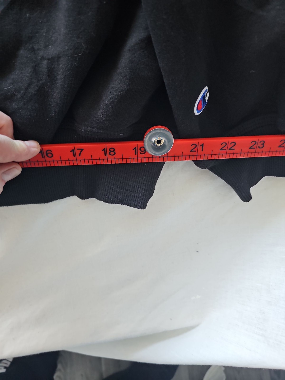 Champion Script Logo Sweatshirt Black 2XL Crewneck 243 image 5