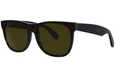 RetroSuperFuture Classic 3627 ENV/R SP16 Sunglasses Dark Brown/Green Lenses 55mm