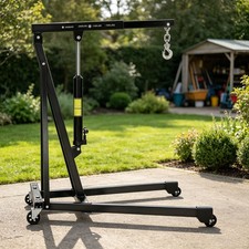 1.5 Ton Engine Hoist Hydraulic Cherry Picker Shop Crane Hoist Lift 3000lbs 1.5 Ton Engine Hoist Hydraulic Cherry Picker Shop Crane Hoist Lift 3000lbs