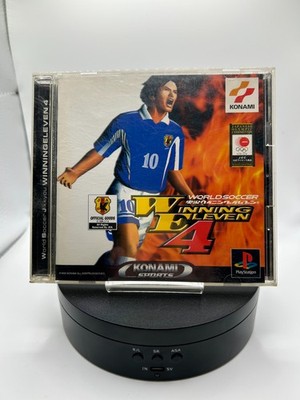 Winning Eleven 4 PS1 Japan Version World Soccer Game Konami Tested Works