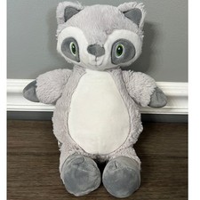 Blankets Beyond Baby Gray Plush Forest Fox Stuffed Animal Lovey Toy Rattle