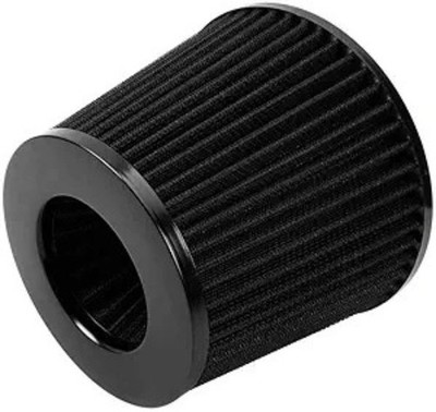 3'' Inlet High Flow Clamp-On Cold Air Intake Filter Cleaner 76mm C Color: Black