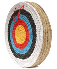 Archery Targets Traditional Solid Straw Round Shooting Bow Coloured Rope Target
