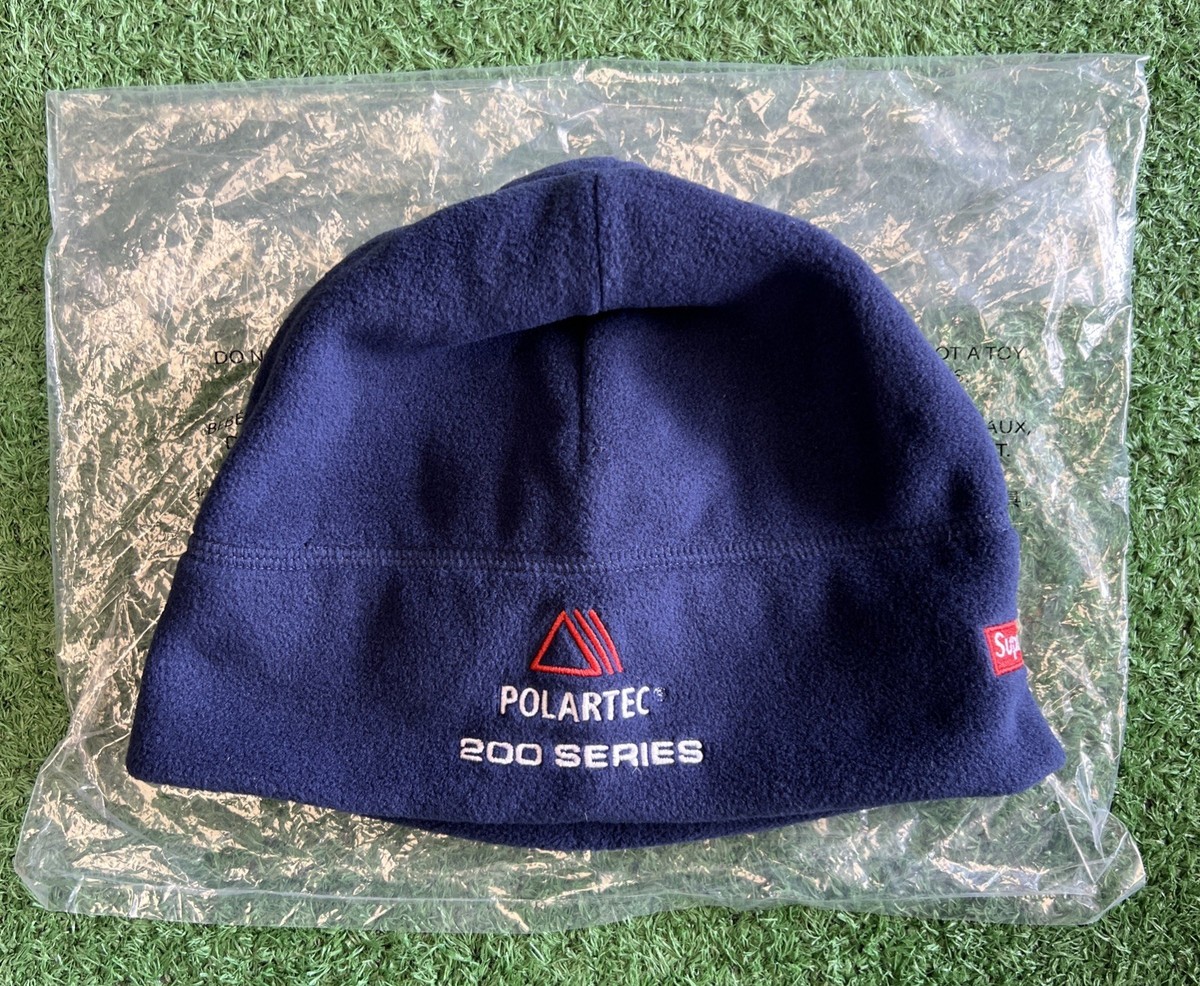 New Supreme Polartec Sport Beanie Navy Blue FW25 One Size Fit All