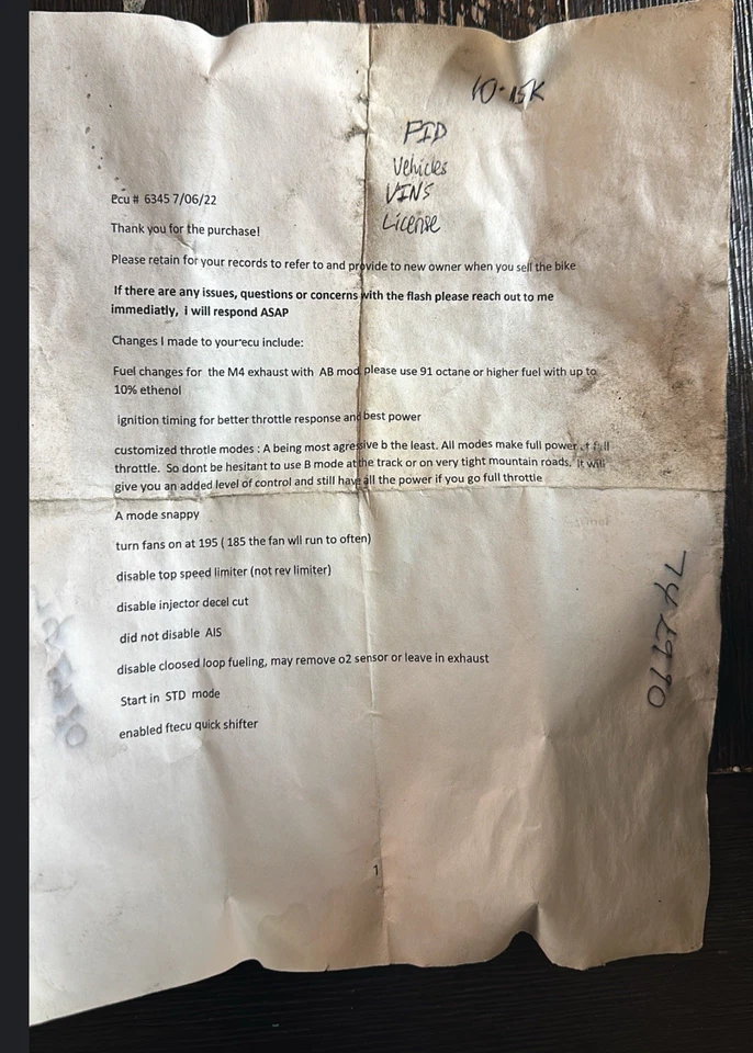 14-16 YAMAHA FZ09 ECU UNIDAD CONTROLADOR ORDENADOR CAJA NEGRA ECM CDI 2014 15 2016 Foto 4 de 4