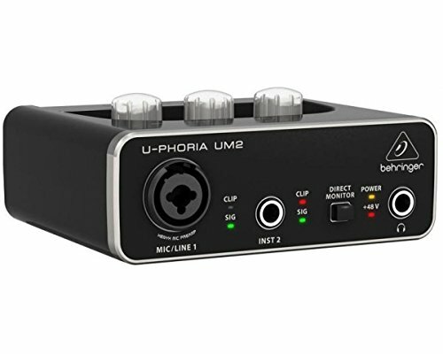 U-PHORIA USB Audio Interface Recording Microphone Instrument Equipment UM-2 NEW - Picture 2 of 4
