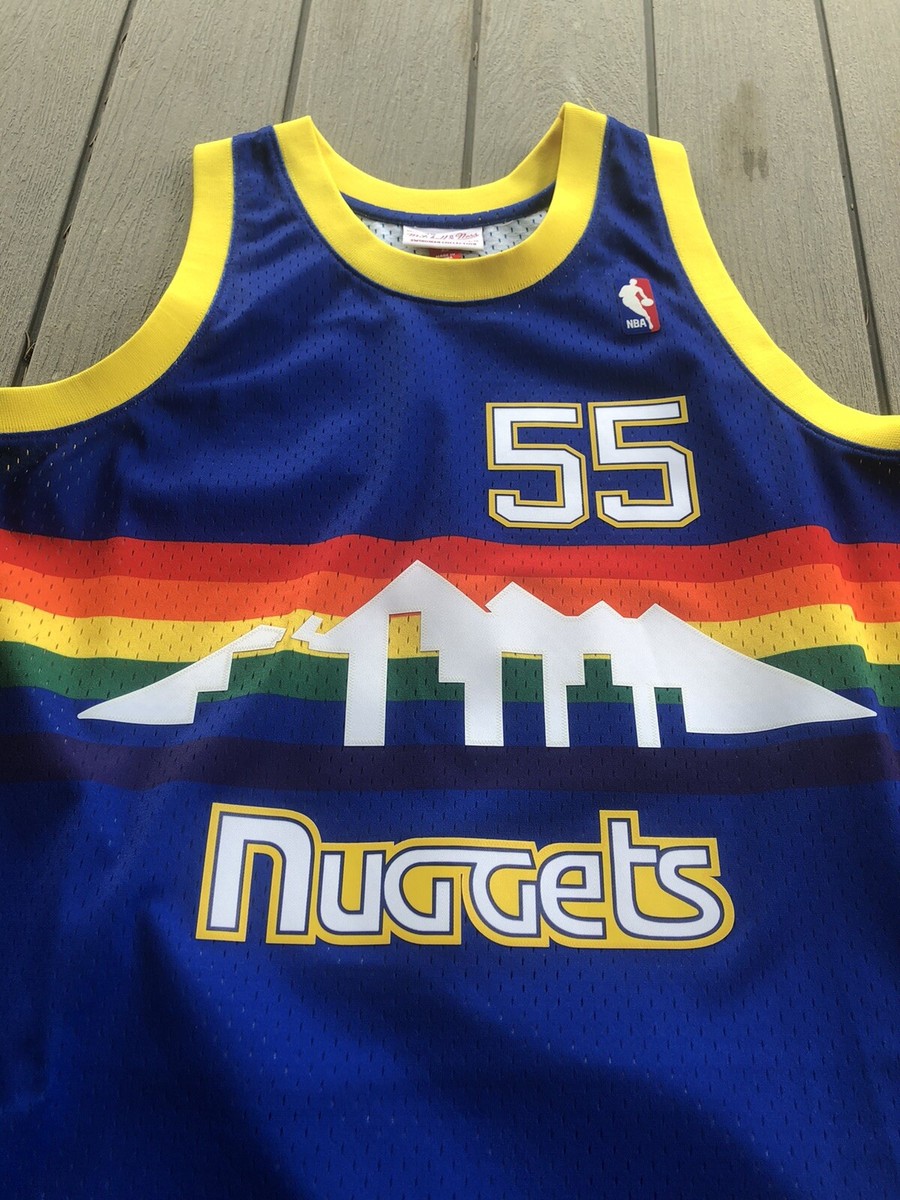 NBA Denver Nuggets Dikembe Mutombo #55 Jersey Large L