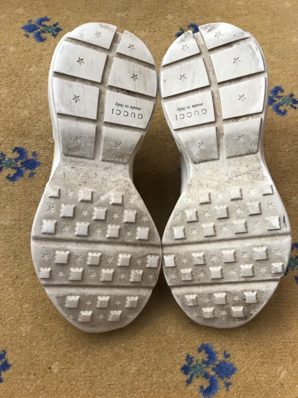 Gucci Trainers Sneaker Shoes Rhyton Square Logo Web Red Mens US 11 UK 10.5 44.5 thumbnail 11