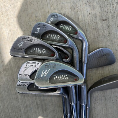 Ping Karsten 1 Red Dot Iron Set 2-9 +Wedge and S zz lite see