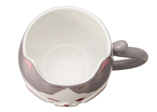 Taza Starbucks Japón San Valentín 2025 cara de gato gris 355 ml/12 oz NUEVA - Imagen 3 de 6