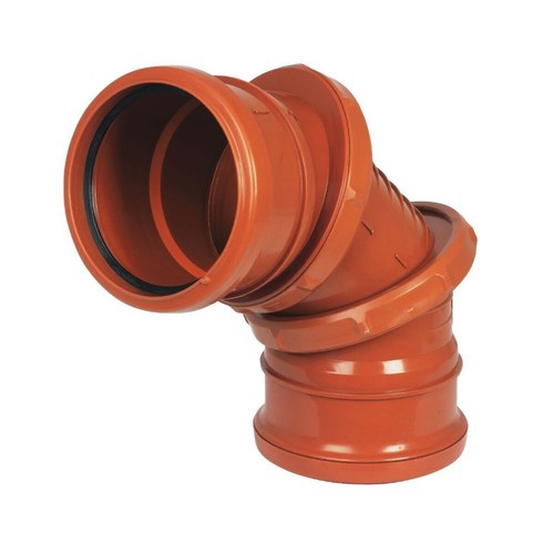 110mm Underground Drainage Pipe Soil Waste fittings single Socket End Terracotta - Picture 25 of 58