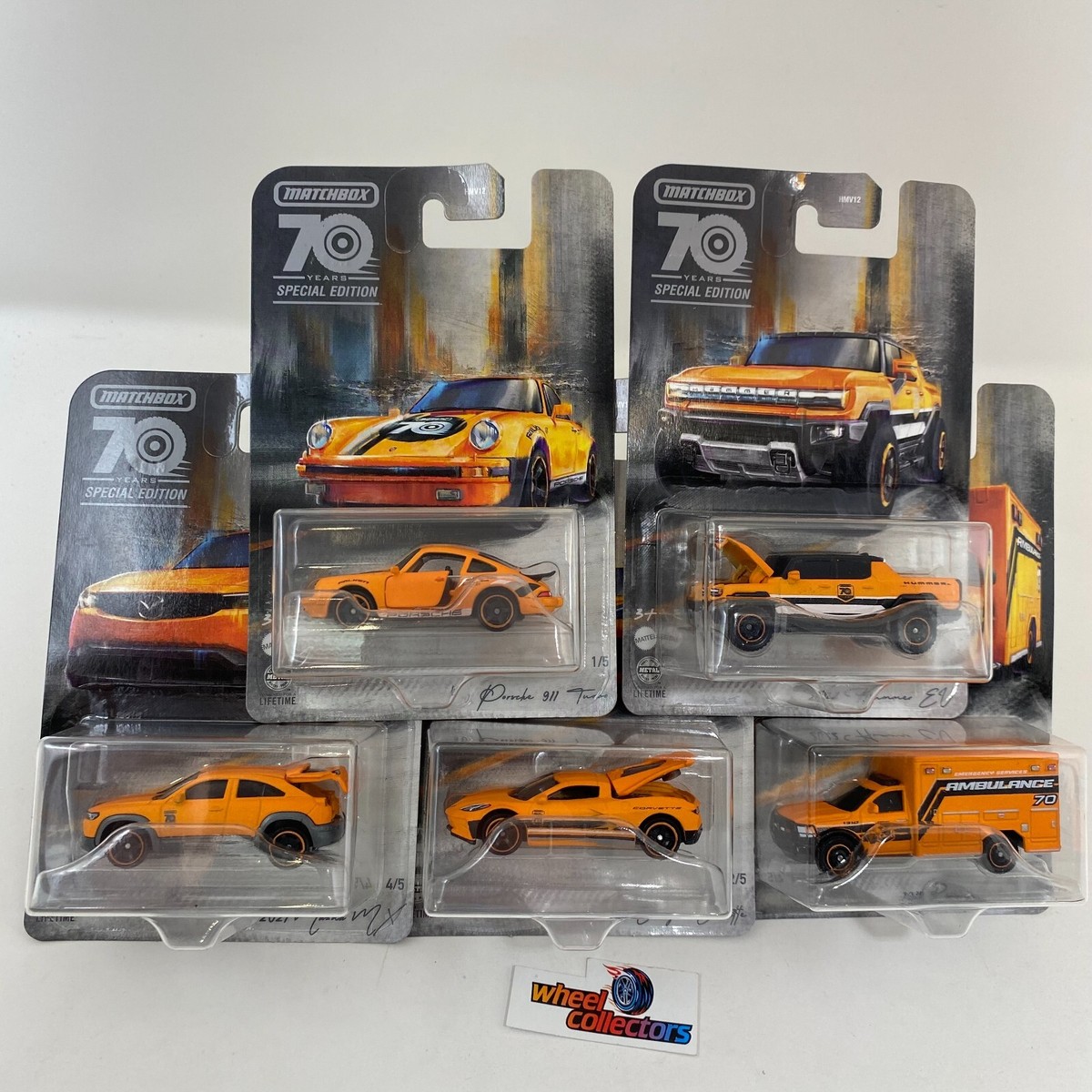 ♥SPECIAL✽70sVintageITEM5点セット♥ Complete 5 Car Set * 70th Anniversary Edition ORANGE * 2023