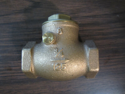 3/4'' Kitz # 04 ( AKR ) Bronze Swing Check Valve New Threaded End Class 125