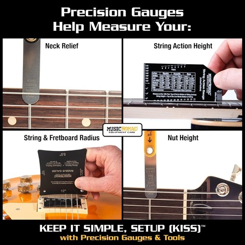 Comprehensive Guitar Setup Tool Set - 6 Gauges & Instruction Manual Included - Picture 4 of 9