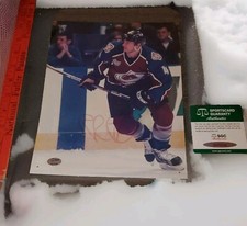 ROB BLAKE HOF AUTOGRAPHED SIGNED 8X10 PHOTO 📸  SGC COA NHL COLORADO Poke Holes!