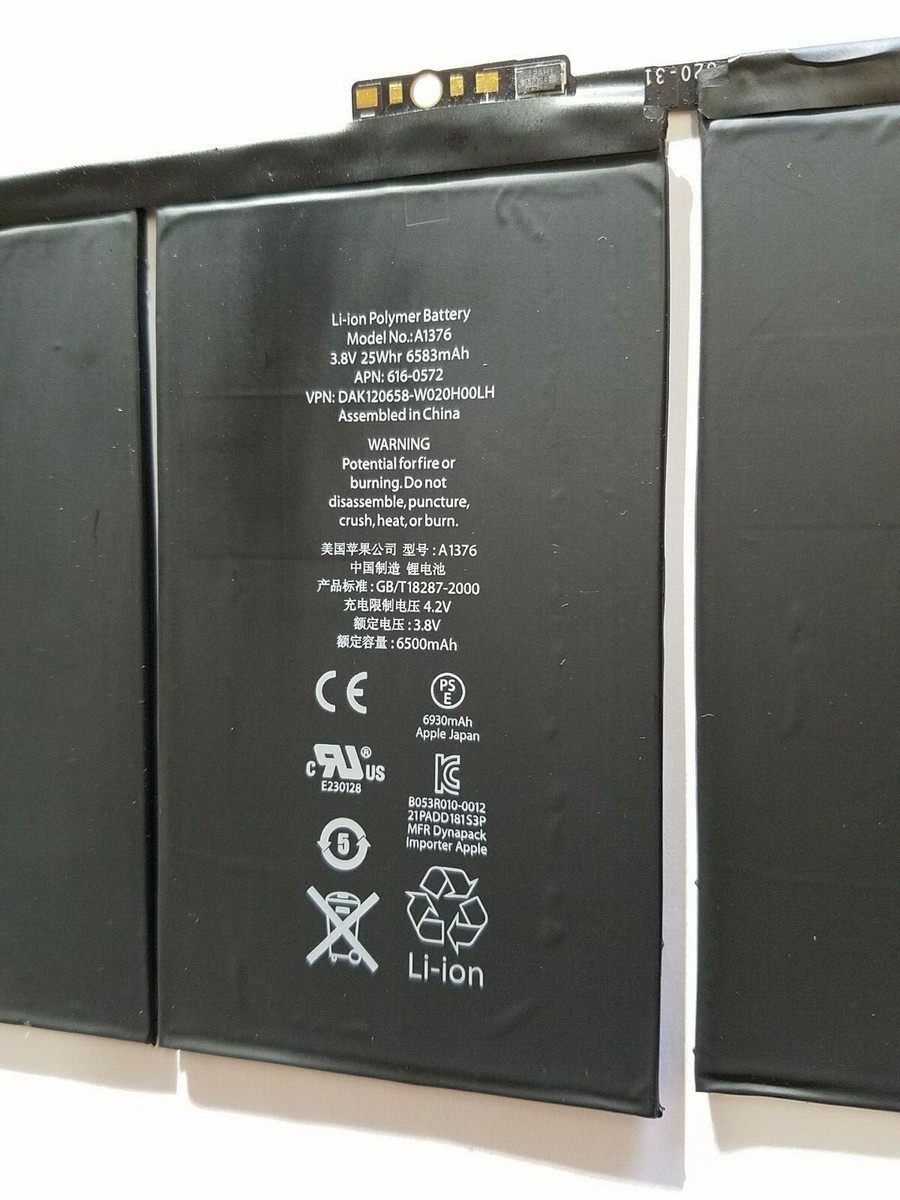 Genuine Apple iPad A1376 6583mAh Battery iPad 2 MC954LL/A