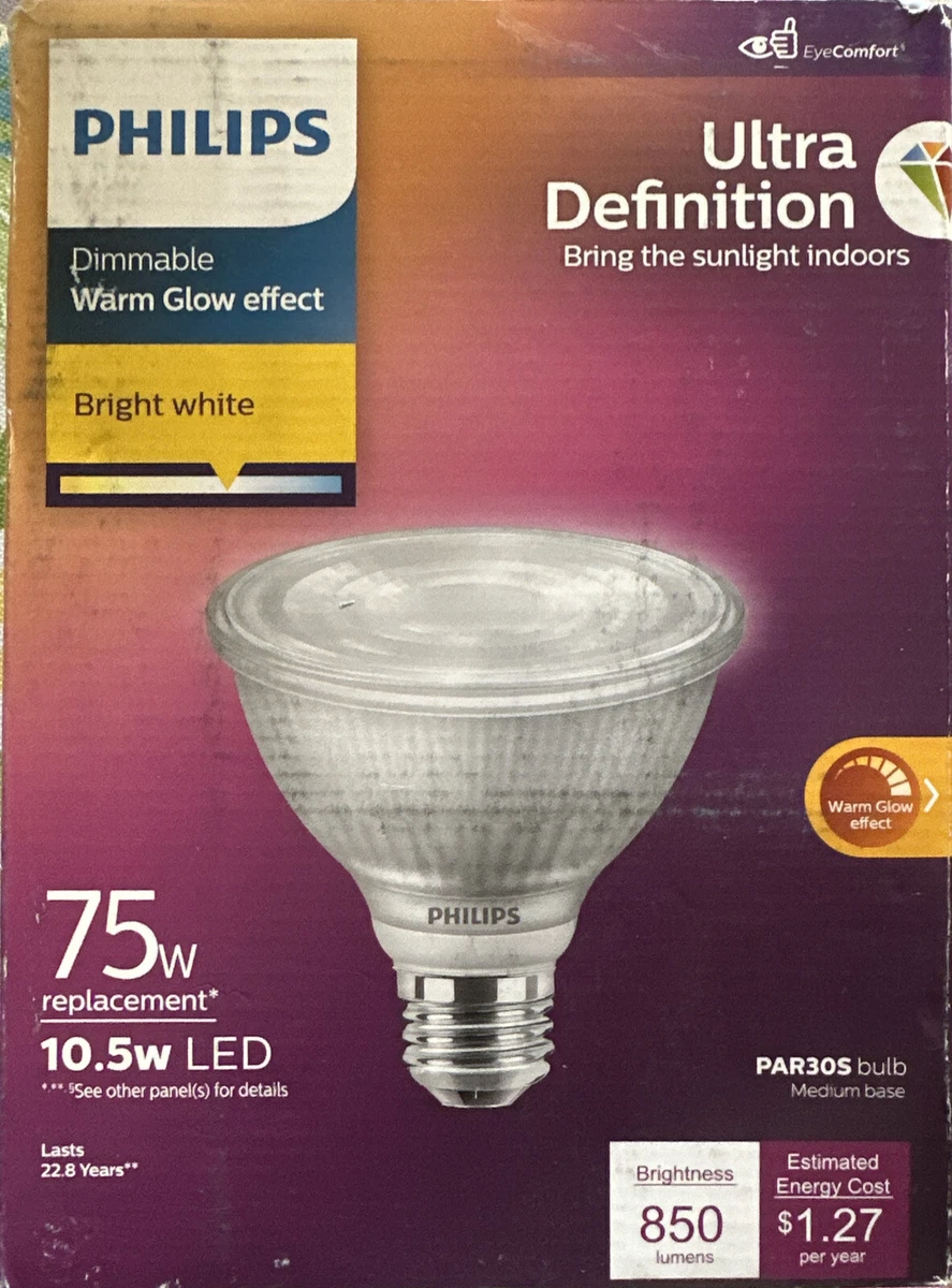 Philips par30s flood 75w deals