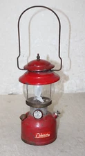 VINTAGE RED COLEMAN MODEL #200 A - 1962 LANTERN SINGLE MANTEL PARTS OR REPAIR