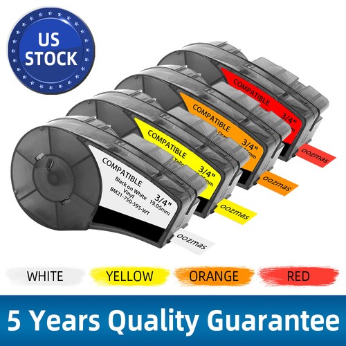 Brady, Black on White-For M210, BMP21-PLUS,Incompatible with encrypted Brady
