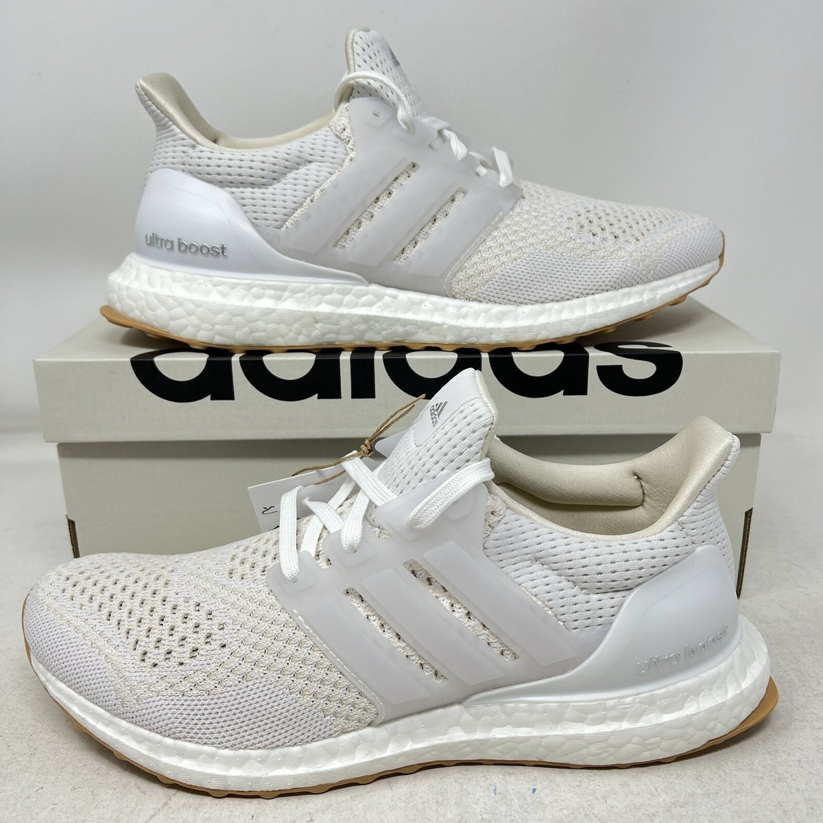 Adidas Ultraboost 1.0 White Gum Silver Women's Running Shoes
