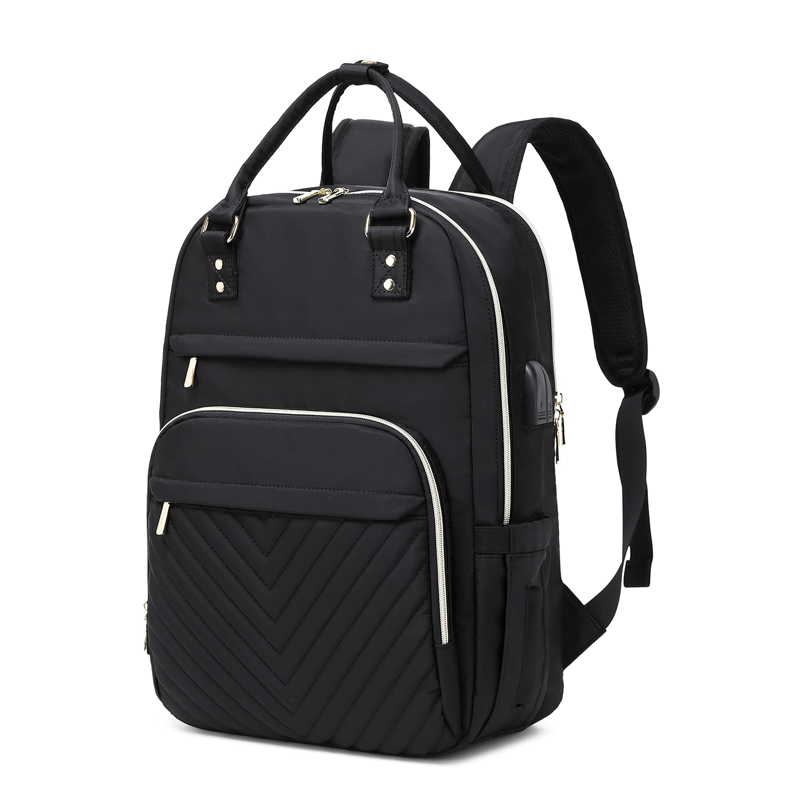 17 Inch Waterproof Laptop Backpack for Women - Nurse & Travel Friendly-image