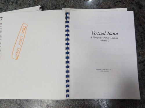 Virtual Band Banjo 4 Books and 5 CDS Bluegrass Banjo Method - Foto 9 di 21