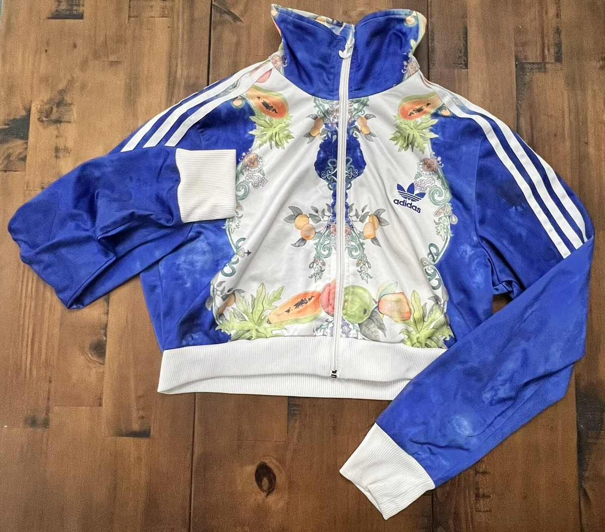 Adidas floral top firebird jacket