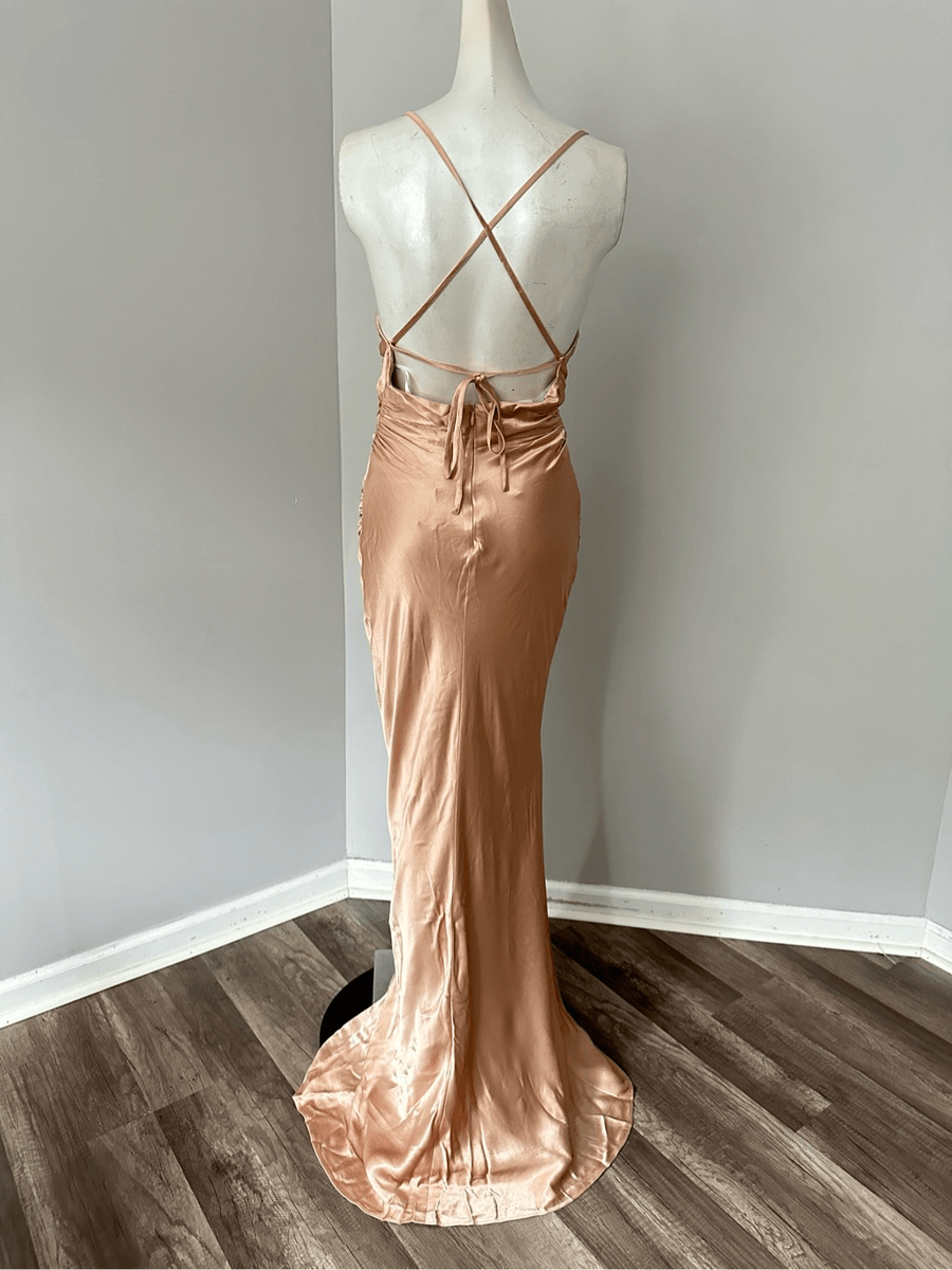 Shona Joy La Lune Lace Back Maxi Dress in Desert Rose | eBay Shona Joy La Lune Lace Back Maxi Dress in Desert Rose | eBay