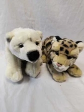 Webkinz Signature Lot - Polar Bear, Clouded Leopard. No Codes Near Mint.